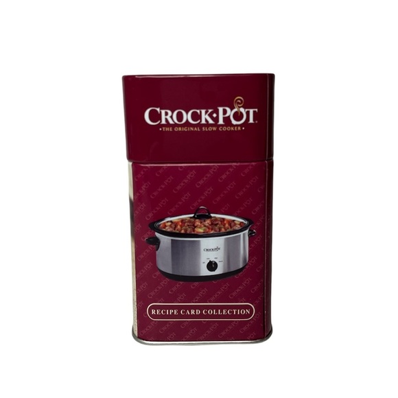 Crock-Pot Recipe Card‎ Collection Tin Box The Original and #1 Brand Slow Cooker - Picture 4 of 8